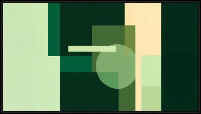 Картина Зеленая абстракция №77