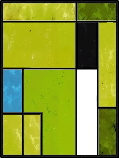 Картина Зеленая абстракция №113