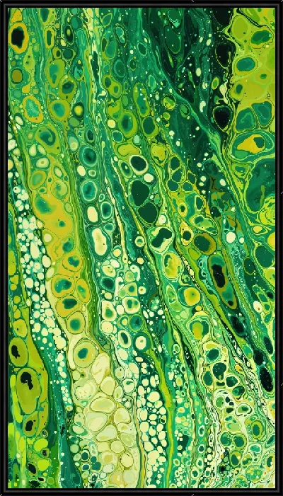 Картина Зеленая абстракция №148