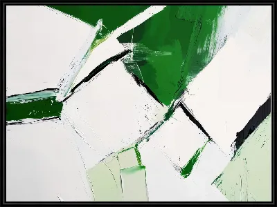 Картина Зеленая абстракция №160