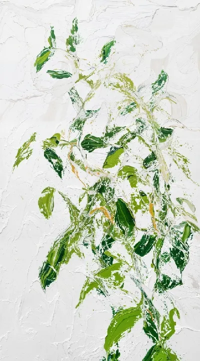 Плакат Зеленая абстракция №161