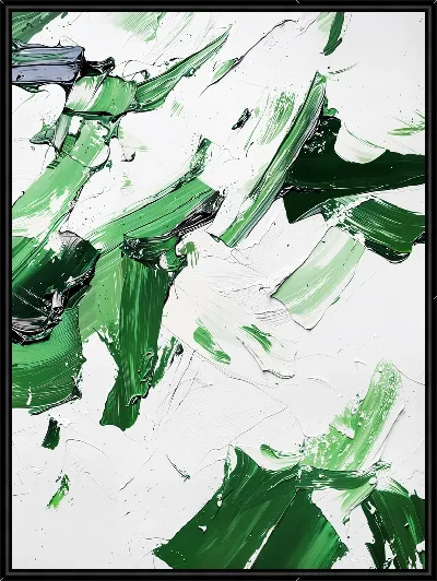Картина Зеленая абстракция №170