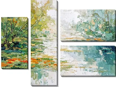 Зеленая абстракция №173