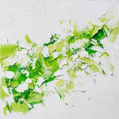 Плакат Зеленая абстракция №184