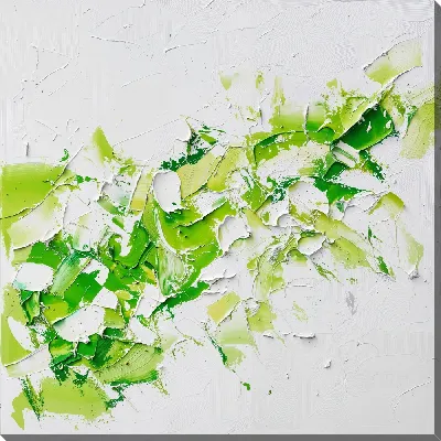 Постер Зеленая абстракция №184