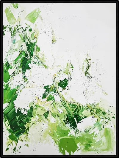 Картина Зеленая абстракция №187