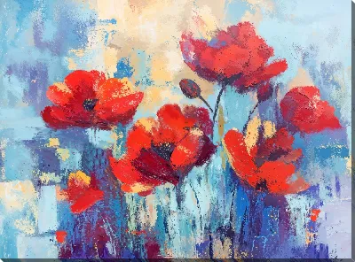 Картина маслом Цветочный бум №7