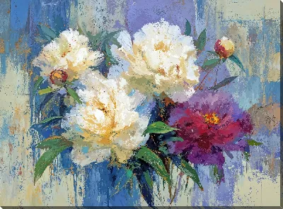 Картина маслом Цветочный бум №16