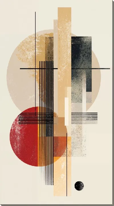 Картина маслом Бежевая абстракция №2