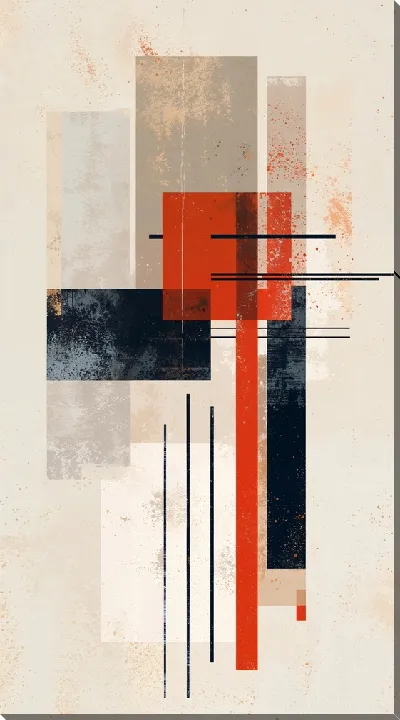 Картина маслом Бежевая абстракция №3