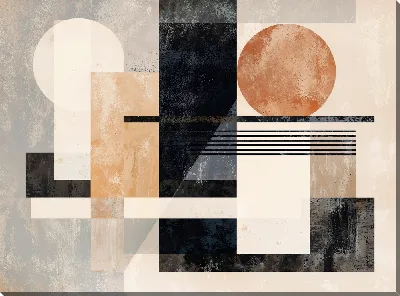 Картина маслом Бежевая абстракция №9