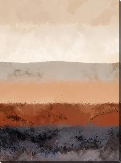 Картина маслом Бежевая абстракция №34