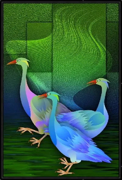 Картина Птицы (Birds) №14