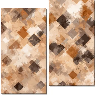 Модульная картина Бежевая абстракция №41