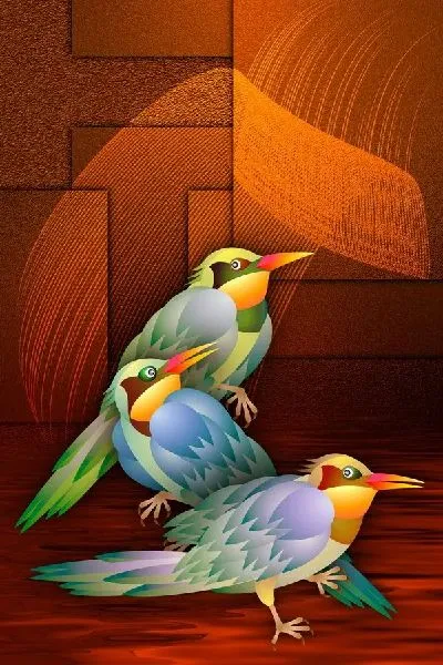 Плакат Птицы (Birds) №15