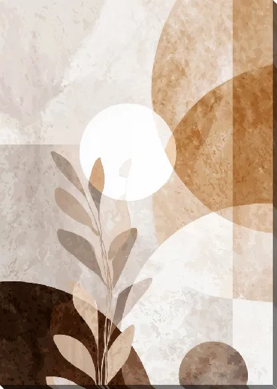 Картина маслом Бежевая абстракция №46