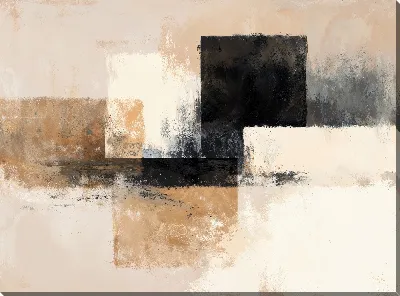 Картина маслом Бежевая абстракция №50