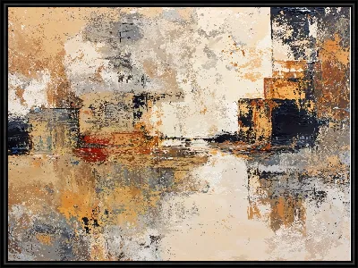 Бежевая абстракция №58