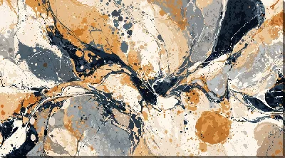 Картина маслом Бежевая абстракция №59