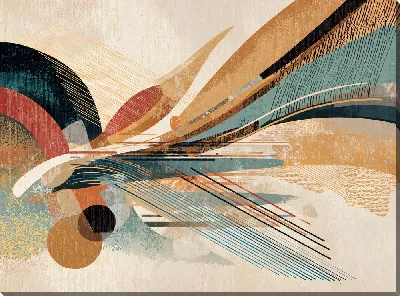 Картина маслом Бежевая абстракция №63