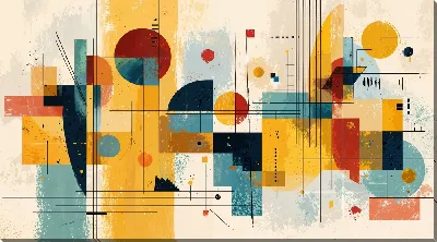 Картина маслом Бежевая абстракция №69