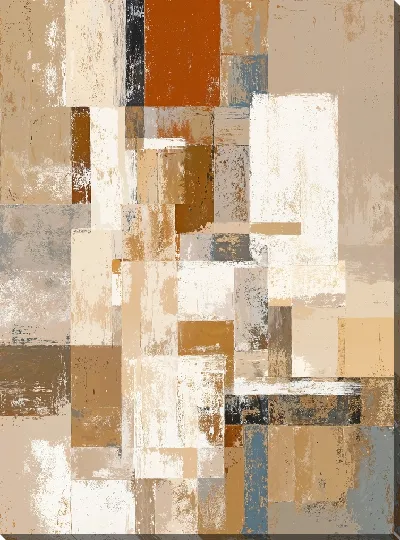 Картина маслом Бежевая абстракция №72