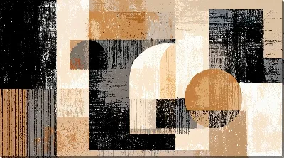 Картина маслом Бежевая абстракция №74