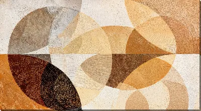 Картина маслом Бежевая абстракция №76