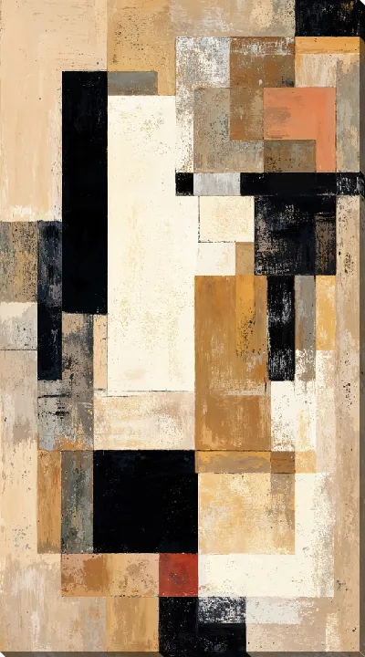 Картина маслом Бежевая абстракция №88