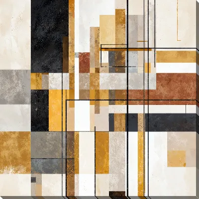 Картина маслом Бежевая абстракция №110