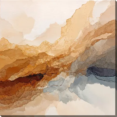 Картина маслом Бежевая абстракция №117