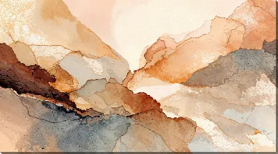 Картина маслом Бежевая абстракция №119