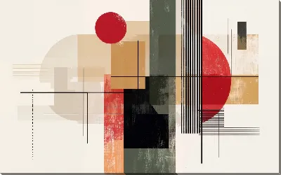 Картина маслом Бежевая абстракция №121