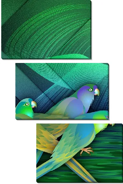 Модульная картина Птицы (Birds) №22