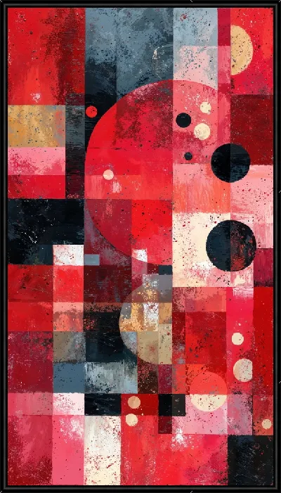 Картина Красная абстракция №26