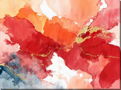 Красная абстракция №78