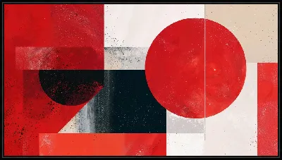 Картина Красная абстракция №119