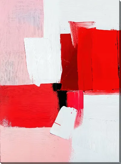 Постер Красная абстракция №183