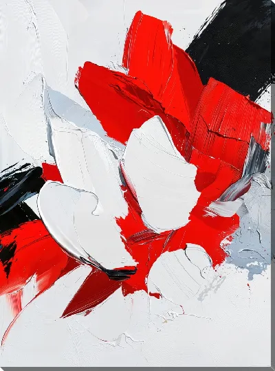 Постер Красная абстракция №184