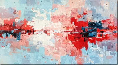 Красная абстракция №196