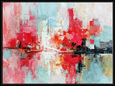 Красная абстракция №197