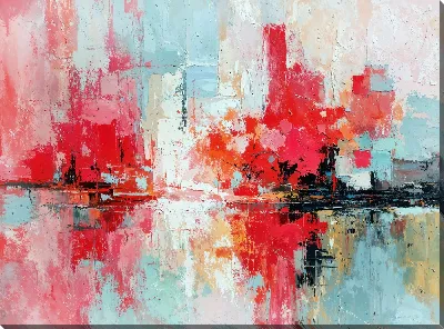 Красная абстракция №197