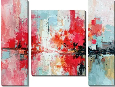 Красная абстракция №197