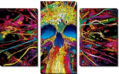 Модульная картина Череп (Skull)