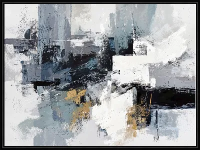 Картина Серая абстракция №1
