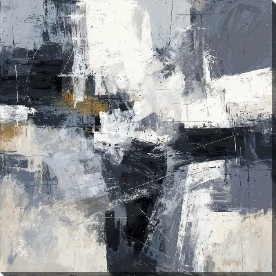 Постер Серая абстракция №5