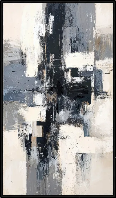 Картина Серая абстракция №10