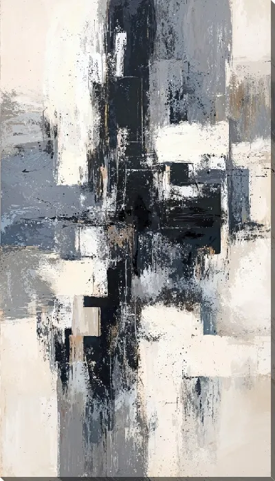 Постер Серая абстракция №10