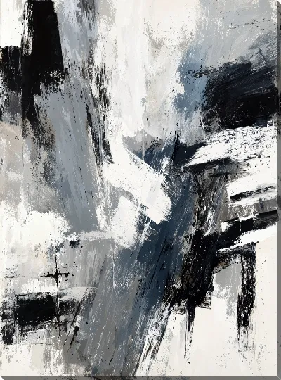 Постер Серая абстракция №17