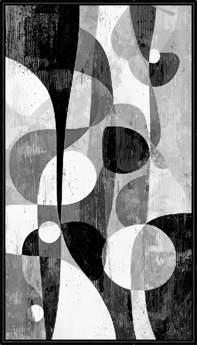 Картина Серая абстракция №26